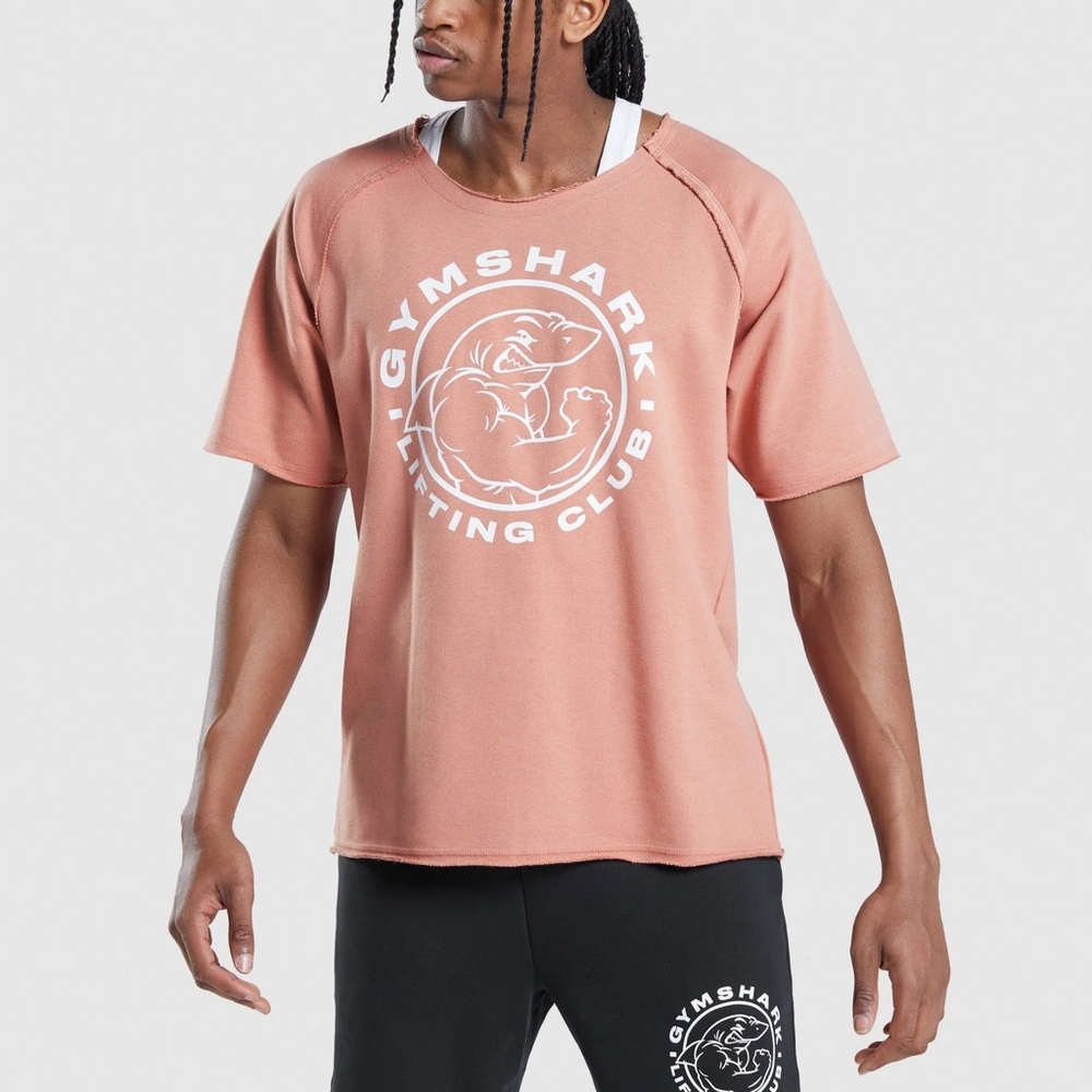 Gym shark Legacy Rag top in Nevada Pink XS